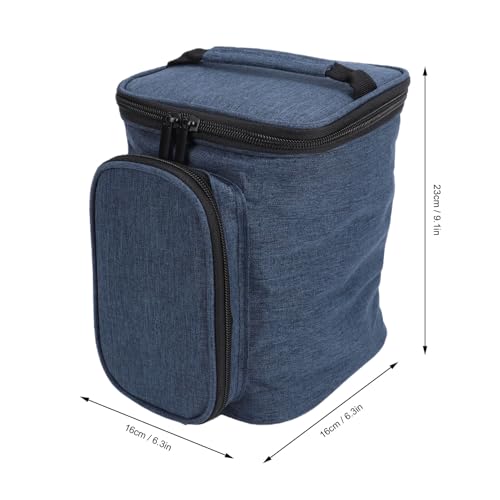 Water Flosser Carrying Bag, Large Capacity Oxford Fabric Storage Bag with 2 Compartments and Mesh Pocket, for Travel Camping Trips