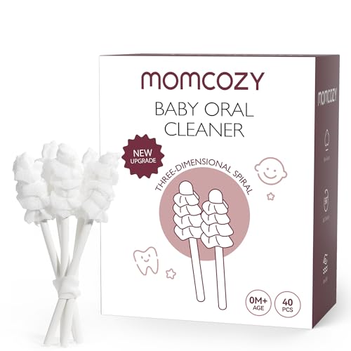 Momcozy Baby Tongue Cleaner Gauze and Baby Towel