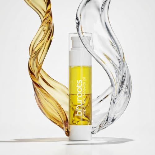 Scalp & Hair Renewal Oil – Rosemary & Peppermint Hair Oil for Dry & Itchy Scalp Care, Lightweight Hydrating Scalp Oil with Applicator, Bi-Phasic Botanical Blend Shine, Smoothness & Scalp Care – 50ml