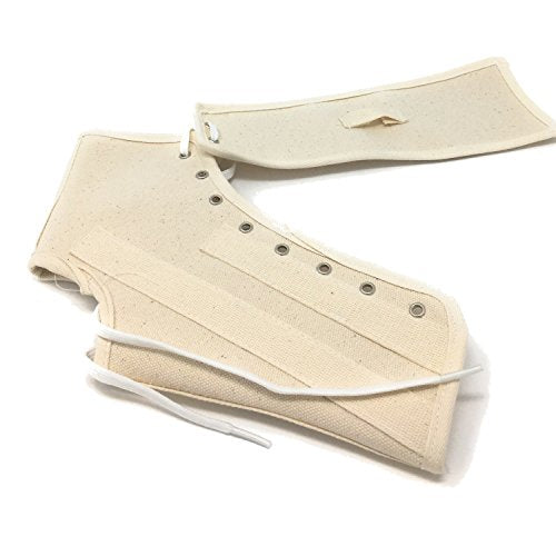OTC Ankle Splint, Canvas Lace-Up, Rigid Metal Stays Medium