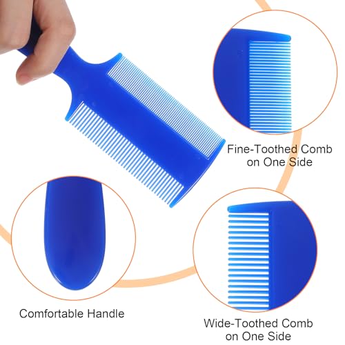 Ymapinc 6Pcs Lice Brush Comb with Long Handle, Pets Dog color mix-a