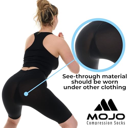 Mojo Women Compression Shorts 20-30mmHg Graduated Support X-Large