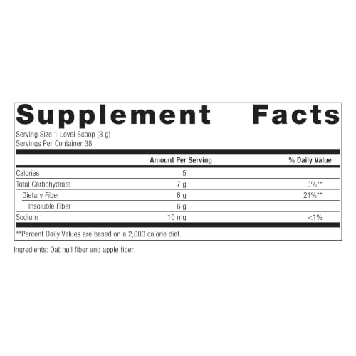 Metagenics MetaFiber, 6 g Dietary Fiber Blend Powder, 10.72 oz
