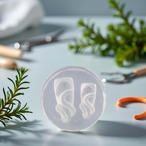 2Pcs DIY Silicone Nail Stamping Plate Dragon/Snake Nail Carving Molds Silicone Stamping Nail Art Molds Material Foot, Hand and Care