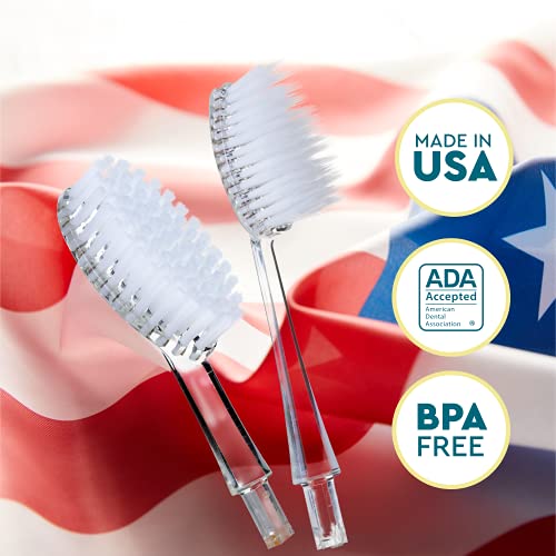 RADIUS Replacement Toothbrush Heads, Soft Bristles, 2-Count, Improve Gum Health & Reduce Gum Issues, Pack of 3 1 Count (Pack of 3)