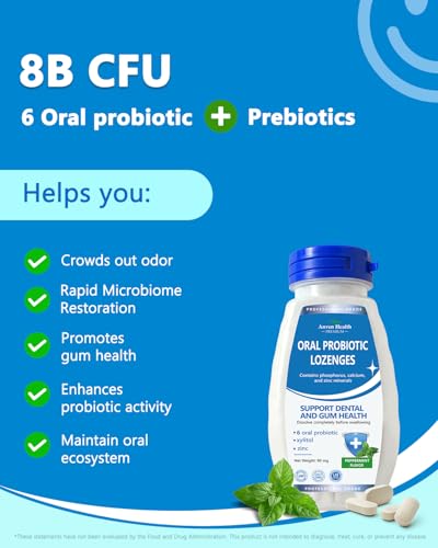 Oral Probiotics Lozenges for Adults,Bad Breath Treatment, 90D 90 Count (Pack of 1)