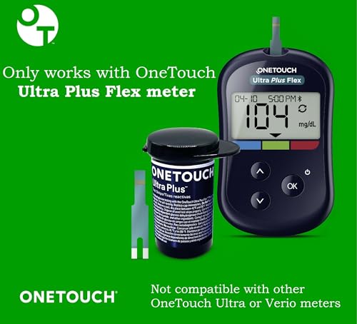 OneTouch Ultra Plus Test Strips for Ultra Plus Flex Meter, 30 Count, 2 Pack 30 Count (Pack of 2)