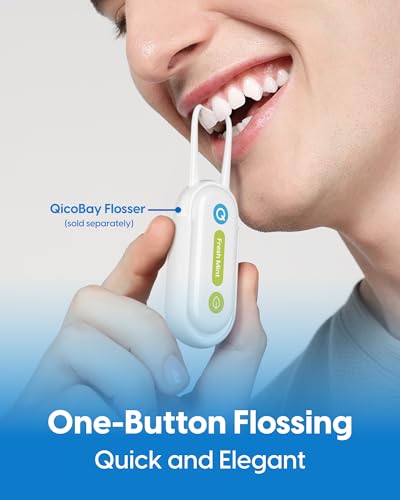 Refill Floss Capsules for Auto-Restringing Flossers, Not for Standalone Use, 90 Continuous Uses Each, PFAS-Free, Zero-Waste, Strawberry (6-Pack) 6 Pack