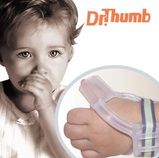 Dr. Thumb Thumb Guard – Stop Thumb Sucking Habit in Kids & Toddlers | Comfortable & Safe Oral Care Solution (Large 3-7 Years)