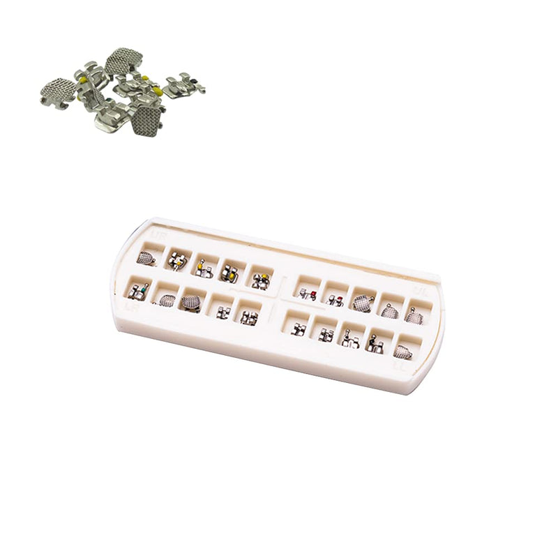 Easyinsmile 20PCS/Pack Dental Orthodontic Metal Mini Brackets (MBT-022.3.4.5) 5Pack MBT-022.3.4.5