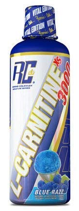 Ronnie Coleman Signature Series L-Carnitine XS 3000 Liquid, Amino Acids Metabolism and Lean Muscle Strength Support, Stimulant Free, Sugar Free, Zero Carbs, Strawberry Kiwi, 16 Oz Strawberry Kiwi (1500) 16 Fl Oz (Pack of 1)