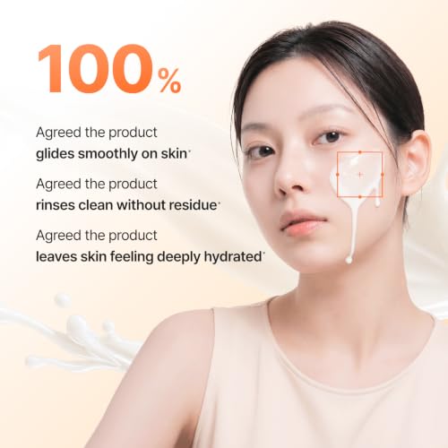 ISNTREE Yam Root Vegan Milk Cleanser | Korean Facial Cleanser with Yam Root | Hydrating Milky Cleanser for Sensitive Skin, Gentle & Creamy, 7.43 fl oz