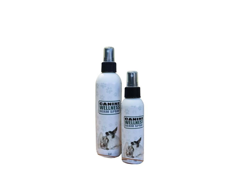 Canine BioFlavin Derm Spray - 8 oz - Unique Blend with Natural Ingredients - Relieve Discomfort, Itching, Redness, and Irritation - Soothing Relief for Healthy Coat