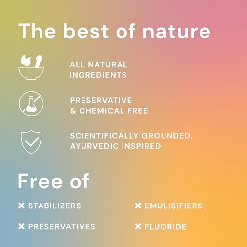 Bliss Energetics Fluoride Free Remineralizing Herbal Toothpaste - Hydroxyapatite, Coconut Oil, Castor Oil, Shilajit and Turmeric - 2oz Plain - Non-Abrasive