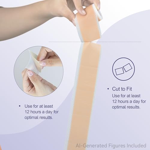 Ourmed Silicone Scar Removal Sheets (1.6" x 6", Pack of 5) Medical Grade Silicone Scar Removal Sheets, Hypoallergenic for New and Old Scars – Surgery, Burns, Acne, Keloids, Stretch Marks, C-Section 1.6"x 6" (5 Pcs)