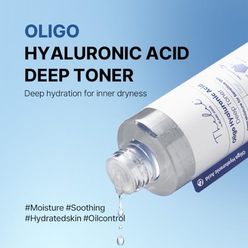THE LAB by BLANC DOUX Oligo Hyaluronic Acid Deep Toner – Hydrating Toner for Sensitive Skin, pH Balance, Korean Skin Care, Alcohol-Free, Vegan Formula (6.76 Fl Oz) 6.76 Fl Oz (Pack of 1)