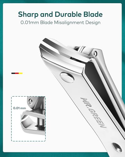 MR.GREEN Manicure Kit 10 in 1, Excellent Quality Nail Clipper Set Nail Kit 10.0