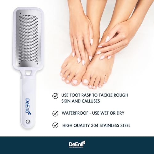 DeEnti Metal Foot Rasp, Stainless Steel Foot Callus Remover Tool for Feet