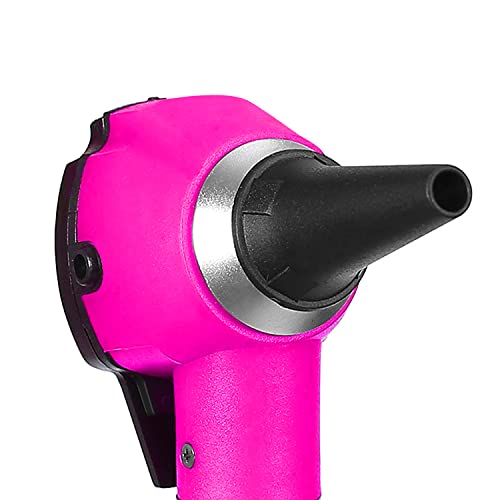 SURGICAL ONLINE Fiber Optic Mini Otoscope Rainbow Many Colors - Pocket Otoscope with Case ENT Diagnostic Set w/Extra Bulb Included (Magenta)