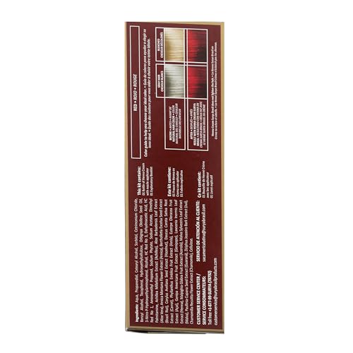 Surya Brasil Henna Cream Red - 97% Natural Ingredients, Vegan, Cruelty-Free, Eco-Friendly, Semi-Permanent Hair Color, Deep Hydration & Shine, 2.37 oz