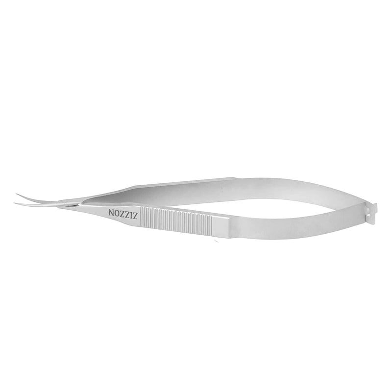 ZIZZON Cuticle Scissors Extra Fine Curved Professional Precise Pointed Tip Grooming kit for Eyebrow, Eyelash, Trim Nail and Dry Skin