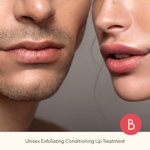 Beauty For Real Lip Revival, Spearmint - Exfoliating & Hydrating Sugar Lip Scrub - For Dry, Chapped or Lipstick-Stained Lips - With Essential Oils - Organic, Vegan - 0.15 oz 1 Pack