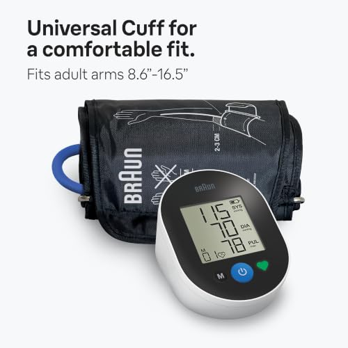 Braun ExactFit 2 Blood Pressure Monitors for Home Use Not Bluetooth Compatible