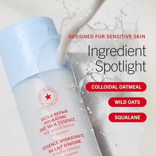 First Aid Beauty Ultra Repair Hydrating Oat Milk Essence, 4.5 oz
