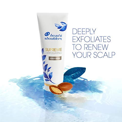 Head & Shoulders Supreme, Exfoliating Scalp Scrub Treatment, with Argan Oil and Vitamin E, 3.3 Fl Oz