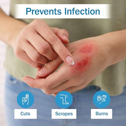 Bacitracin Antibiotic Ointment Packets - 144 Packets of Bacitracin Zinc Ointment USP - Helps Prevent Infection in Minor Cuts, Scrapes, and Burns