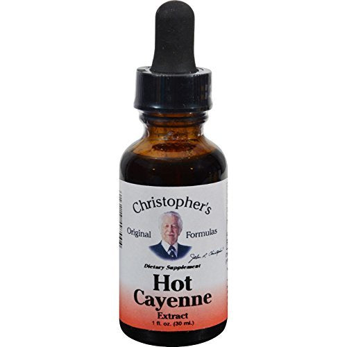 Christopher's Original Formulas Hot Cayenne Extract, 1 fl oz - Natural Herbal Supplement - Pack of 2 1 Fl Oz (Pack of 2) - BeesActive Australia