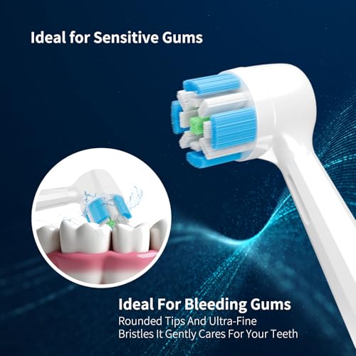 12 Pcs iO Replacement Heads Compatible with Oral B iO Series Electric Toothbrush, Individually Wrapped, White 1 Count (Pack of 12)
