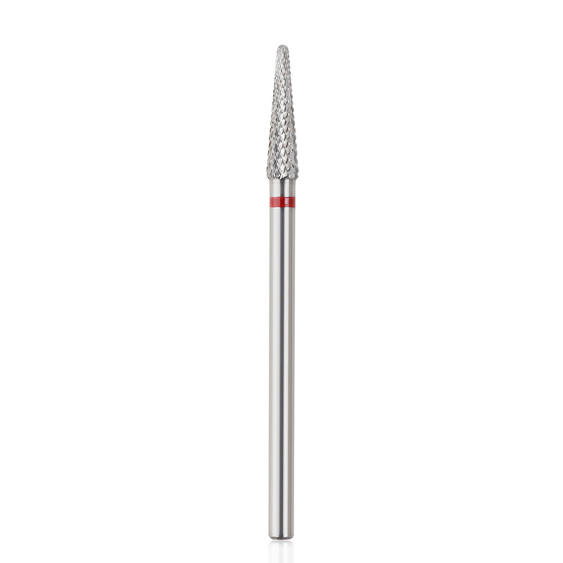 Qunzhao Tungsten Steel Nail Drill Bits,- Removing cuticle Bits 3/32" Shank - Manicure, Nail Art, Drill Machine tools (02 F-Conical ball bit) 02 F-Conical ball bit