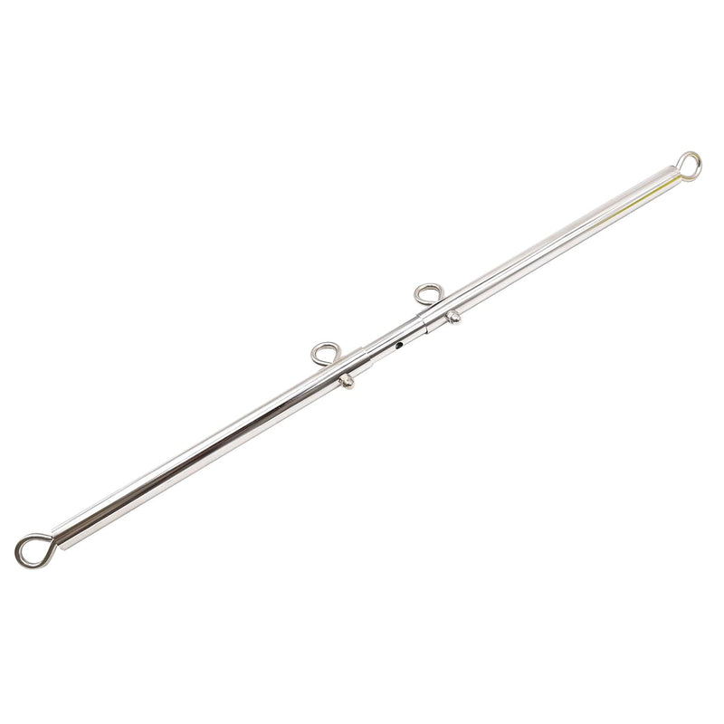 Stainless Steel Silver Adjustable Pilates Bar Set Sports Aid Training Fitness Gear (Silver A) Silver a