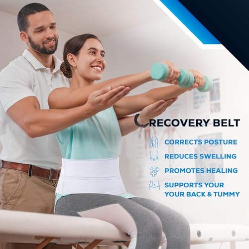 NYOrtho Abdominal Binder Lower Waist Support Belt - Compression Wrap for Men and Women MADE IN USA 3 Panel - 9" High 30-45 Inch (Pack of 1)