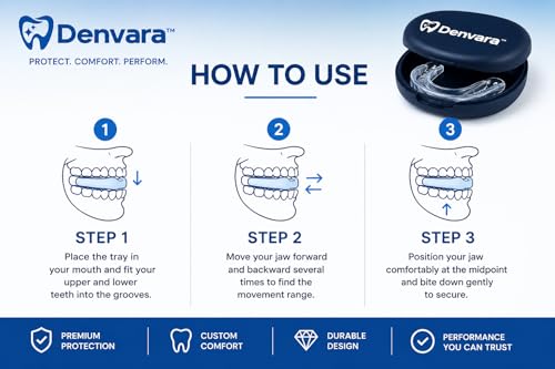Multi-Purpose Mouth Guard – Custom Moldable Dental Guard for Nighttime Comfort, Clenching & Sports Protection