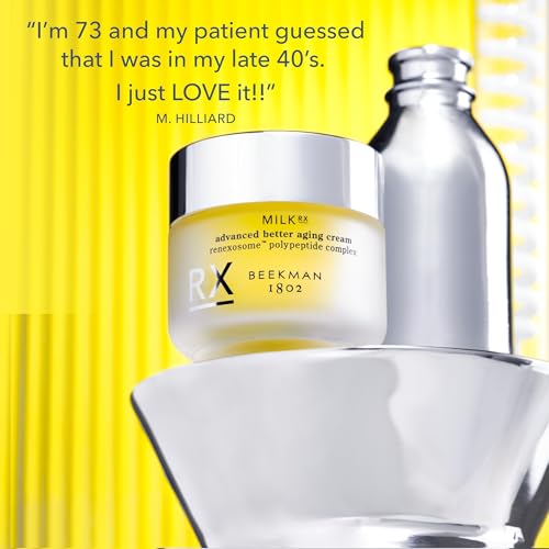 Beekman 1802 Milk RX Advanced Better Aging Face Cream, 0.5 fl oz Travel Size Face Cream