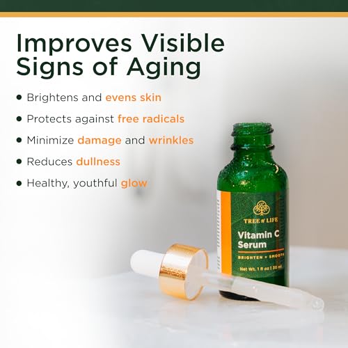 Tree of Life Face Serum Skin Care, Facial Serum for Women and Men, Set of 3 1. Glow & Renew