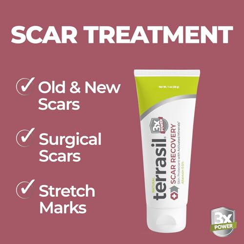terrasil Scar Treatment Cream, Surgical & Acne Scars, 1oz