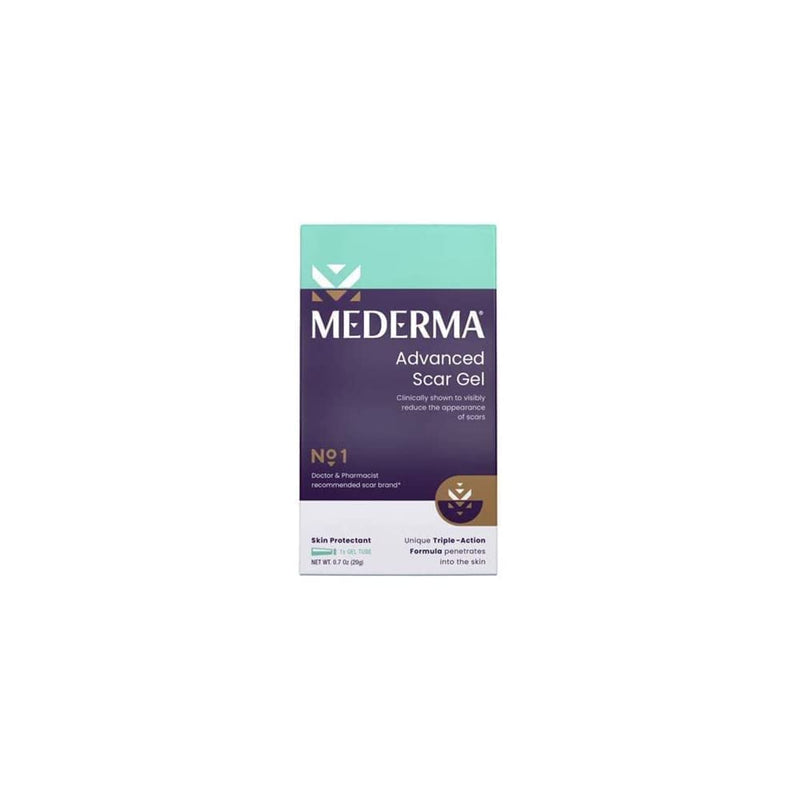 Mederma Advanced Scar Gel - 1x Daily: Use less, save more - Reduces the Appearance of Old & New Scars - #1 Doctor & Pharmacist Recommended Brand for Scars - 0.7 ounce, 0.7 Ounce - BeesActive Australia