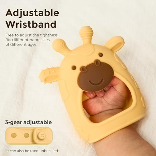 Momcozy Baby Finger Toothbrush&Baby Teether Toys