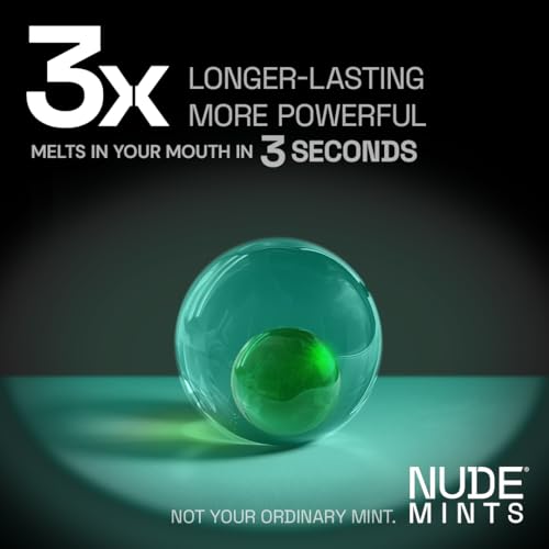 NUDE MINTS | Dual Action Liquid Capsules | Mouth Watering Mint - Lasts 3X Longer - 3X Stronger - Extreme Bad Breath Treatment For Adults - Sugar Free, 0 Calorie - Variety - 5 Pack - 150 Capsules 30 Count (Pack of 5) Variety Pack