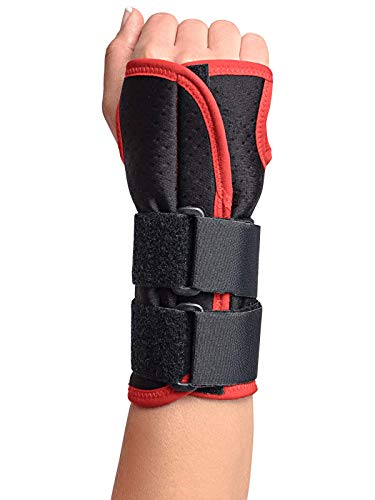 MAXAR Breathable Airprene Carpal Tunnel Wrist Support Brace, Universal Wrist Splint for right or left hand, Strong Support W/Removable Palmar Stay, No Abducted Thumb, WRS-202 XL X-Large