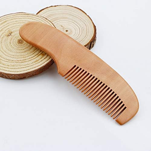 yarui Baby Brush & Comb Hair Brush Comb Newborn Infant Comb Goat Hair Natural Wood Handle Hair Brush Scalp Massage Baby Shower Gift Gift - BeesActive Australia