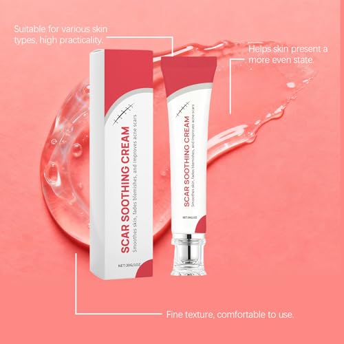 Scar Cream & Silicone Gel for Scar Removal - Natural, Advanced Treatment for Surgical Scars, Keloid Bumps, Stretch Marks & Skin Repair