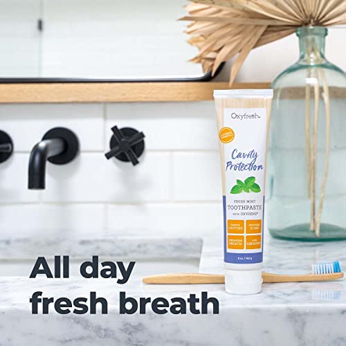 Oxyfresh Premium Cavity Protection – Fresh Mint Fluoride Toothpaste 3 Pack
