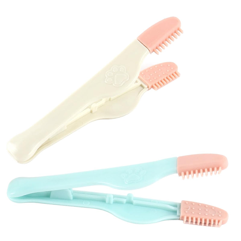 Riven 2 Pcs Pet Eye Cleaning Brush, Tear Removing Tool, for Pets, Tear Stain and Earwax Removal