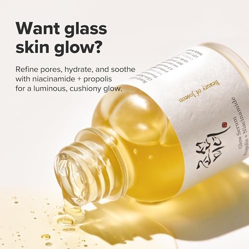 Beauty of Joseon Glow Serum Propolis and Niacinamide Hydrating Facial Soothing Moisturizer for Irritated Uneven Skin Tone, Korean Skin Care, 60ml, 2 Fl.Oz 2 Fl Oz (Pack of 1)
