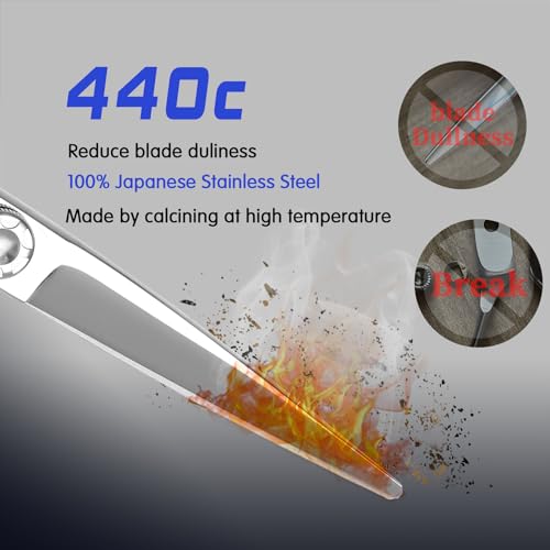 YASAKA 6 Inch Professional Hair Thinning & Cutting Shears Kit,Barber Shears Cutting and Thining Scissors