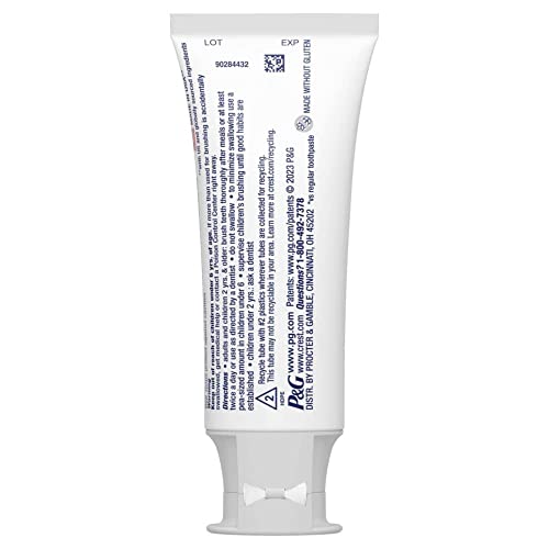 Crest 3D White Toothpaste Radiant Mint, 2.7 Oz (76g) - Pack of 4